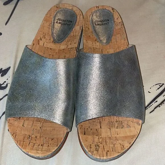 Johnston & Murphy’s Jenny Slide  color graphite - Picture 4 of 10